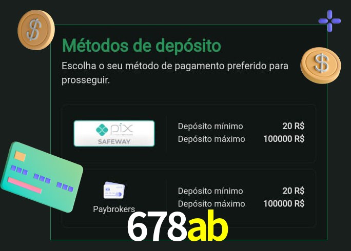 O cassino 678ab oferece uma grande variedade de métodos de pagamento